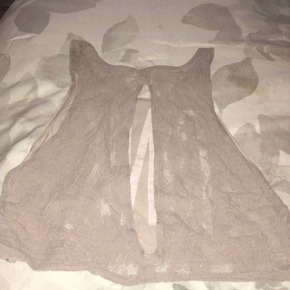 Victoria's Secret PINK tank top with back cut out - Picture 3 of 4